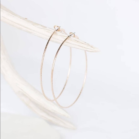 Gold and Silver Twinkle Hoop Earrings - Picture 1 of 4